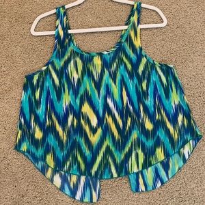 Tie Dye Flowy Tank Top